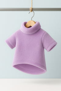 Hoodie COCKER con Cuello Alto Lila