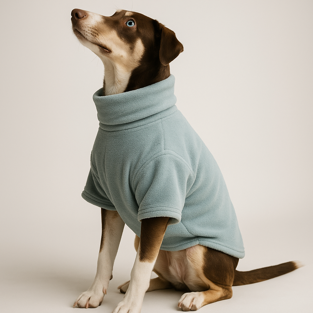 Hoodie COCKER con Cuello Alto Gris